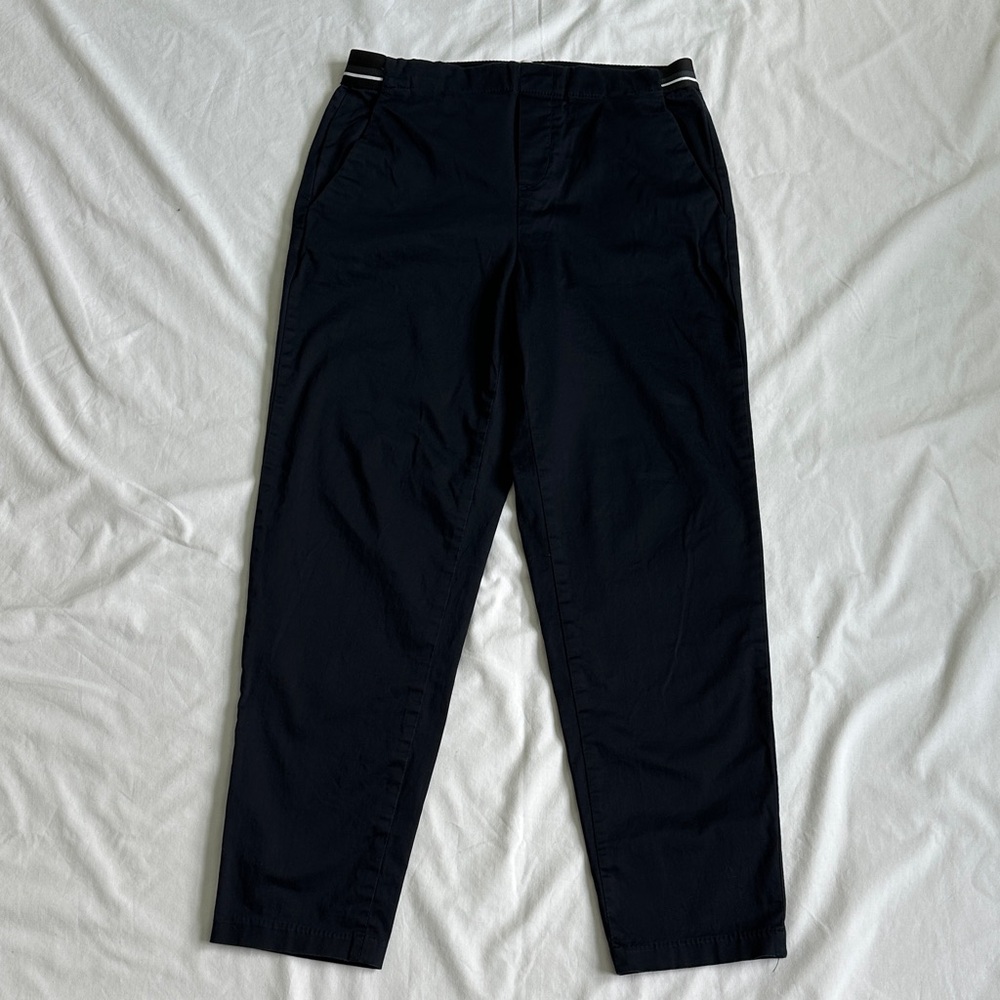 Pull&Bear Navy Blue Cropped Pants